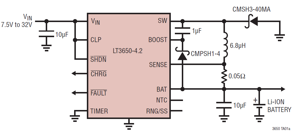 图7(a) LT3650 和LTC4121  开关型充电IC.png